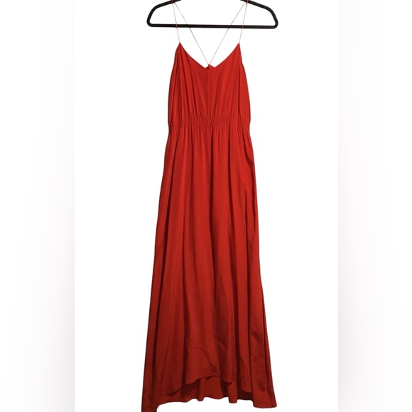 GEREN FORD  Red Maxi Dress WITH SPAGUETTI STRAPS - Picture 1 of 4